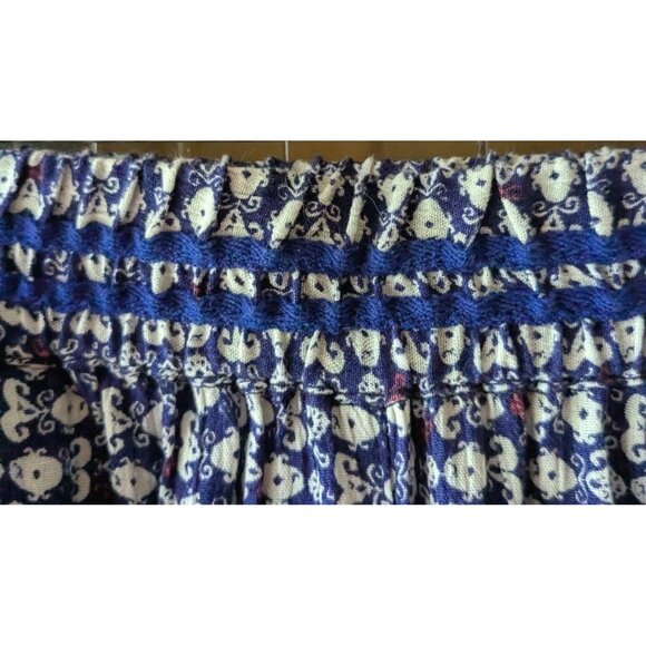 Anthropologie Hei Hei Pants Wide Leg Festival Hippie Boho Womens Blue Sz XXSP - Picture 12 of 16